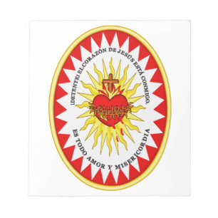 The Most Sacred Heart of Jesus Notepad