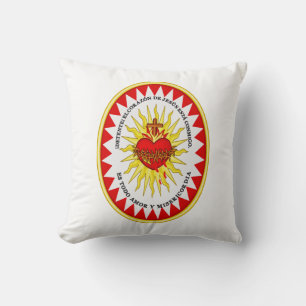 The Most Sacred Heart of Jesus Throw Pillow