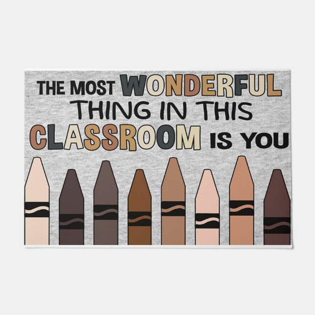 The Most Wonderful Thing In this Classroom Is You Doormat (Front)
