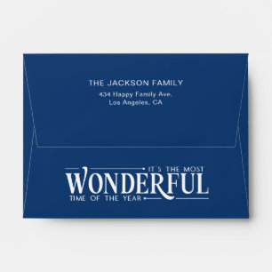 The most wonderful time Christmas Envelope