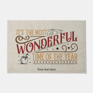 The most wonderful time doormat