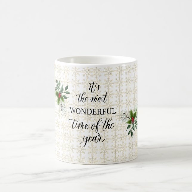 The most wonderful Time of the Year Coffee Mug (Center)
