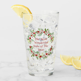 The Most Wonderful Time of the Year on a  Glass
