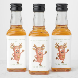 The most wonderful time of the year...to be Salami Liquor Bottle Label
