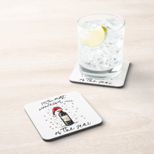 The Most Wonderful Wine Of The Year Coaster