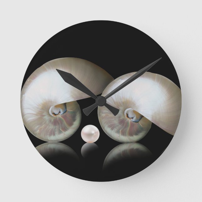 The Mother of Pearl Round Clock (Front)