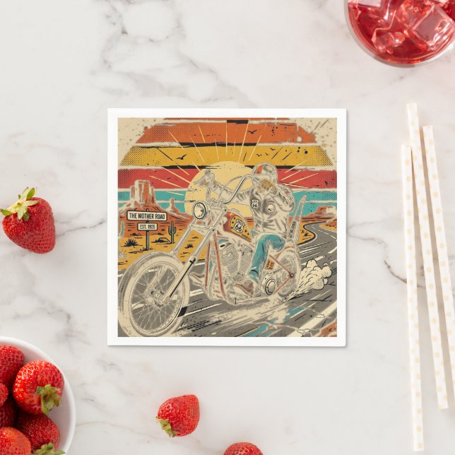 The Mother Road Napkin (Insitu)