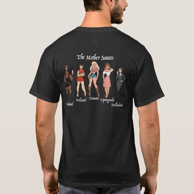 The Mother Sauces Colorized T-Shirt (Back)