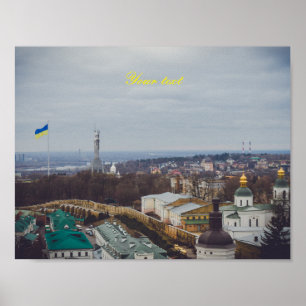 The Motherland Monument in Kyiv Poster