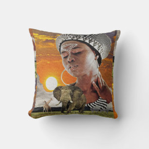 The Motherland Throw Pillow