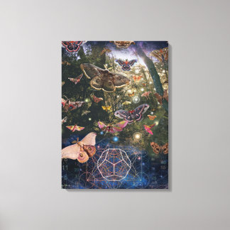 The Moths of Life Canvas Print