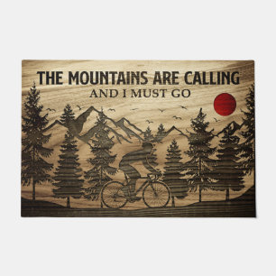 The Mountain Are Calling And I Must Go Doormat