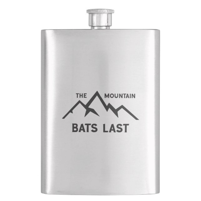 The Mountain Bats Last Hip Flask (Front)