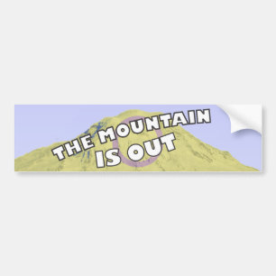 The Mountain is Out Intersex Bumper Sticker