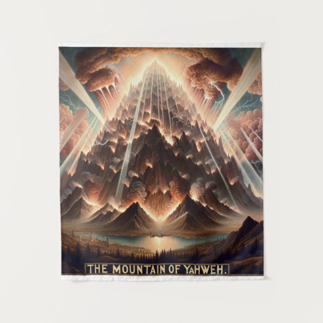 The Mountain of YAHWEH Tapestry (Front)