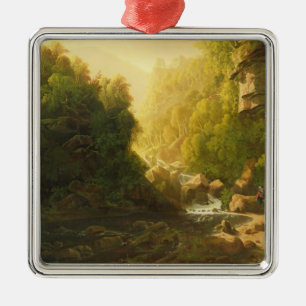 The Mountain Torrent, c.1820-30 (oil on canvas) Metal Ornament