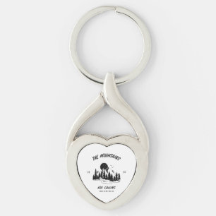 The Mountains are calling and here we go  Keychain