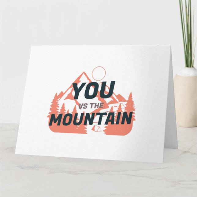 The Mountains are calling and I must go Card (Front)