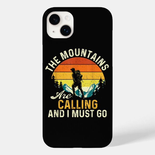The Mountains Are Calling and I Must Go Case-Mate iPhone Case (Back)