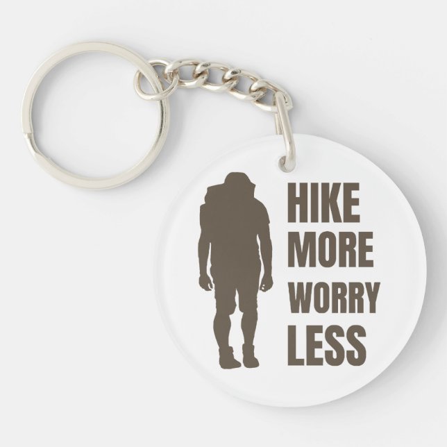 The Mountains are calling and I must go Keychain (Front)