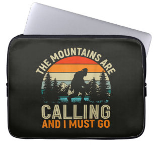 The Mountains Are Calling And I Must Go Laptop Sleeve