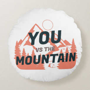 The Mountains are calling and I must go Round Pillow