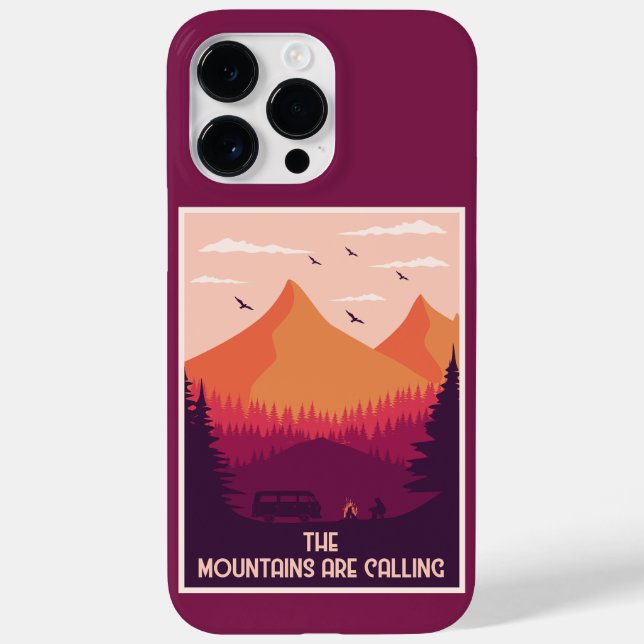 The Mountains Are Calling Case-Mate iPhone Case (Back)