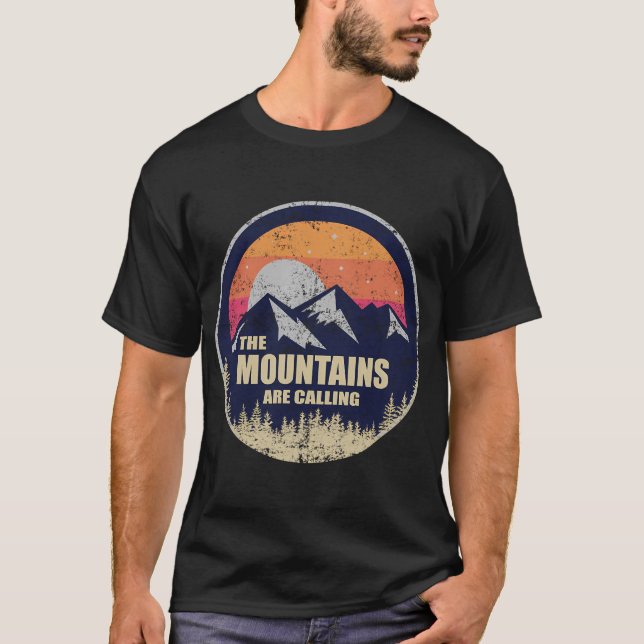 The mountains are calling graphic T-Shirt (Front)