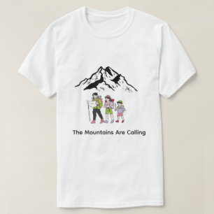 The Mountains Are Calling Hiking T-Shirt   Mountai