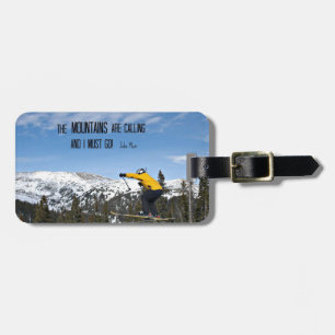 The Mountains are calling... Luggage Tag