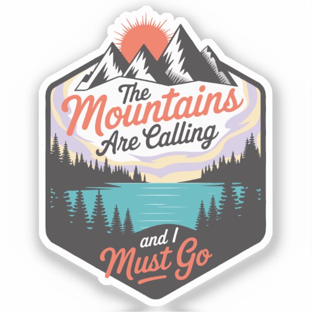 The Mountains Are Calling - Nature Adventure (Front)