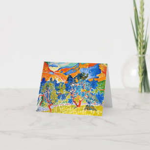 The Mountains at Collioure   Andre Derain   Thank You Card