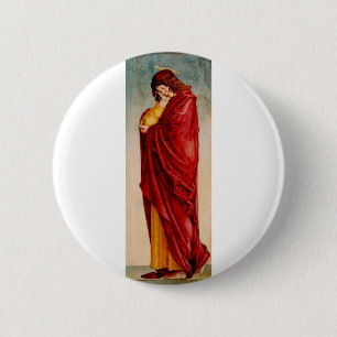 The Mourning Saint John by Andrea da Murano 2 Inch Round Button