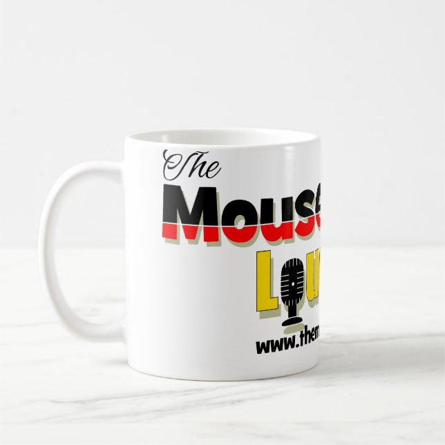 The Mouse Castle Lounge Classic White Mug (Left)
