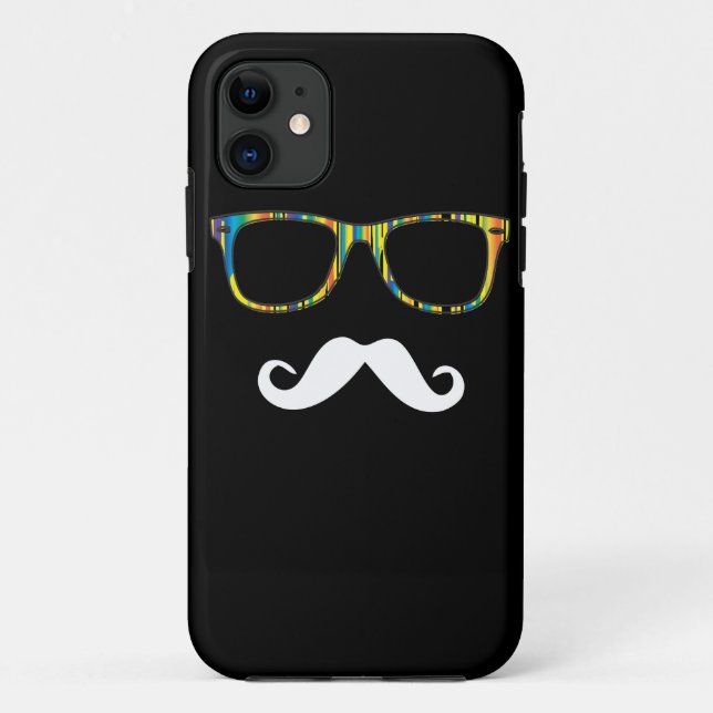 The Moustache Hipster Case-Mate iPhone Case (Back)