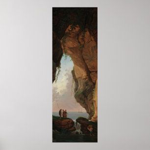 The Mouth of a Cave (1784) Hubert Robert Poster