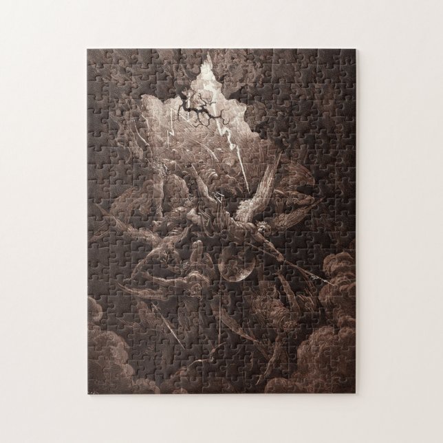 The Mouth Of Hell Original By Gustave Dore Jigsaw Puzzle (Vertical)