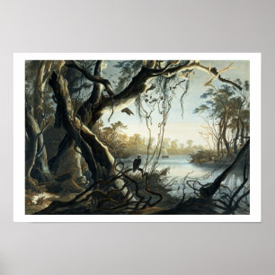 The Mouth of the Fox River, Indiana, plate 5 from Poster