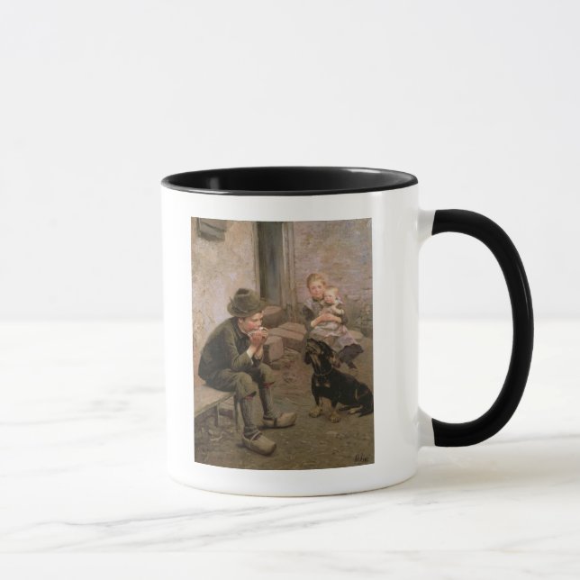 The Mouth Organ Player Mug (Right)