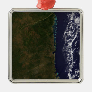 The Mozambique coast Metal Ornament