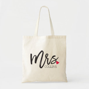 The Mrs. Shoppe   Personalized Mrs. Tote Bag
