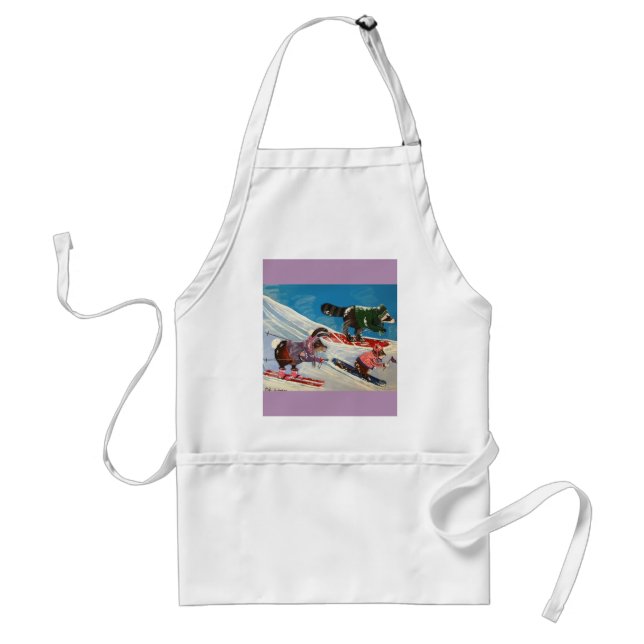 The Ms. Elizabeth Ski Team Standard Apron (Front)