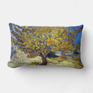 The Mulberry Tree. Vincent Van Gogh. Lumbar Pillow