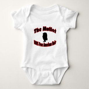 The Mullet 100% Pure American Hair Baby Bodysuit