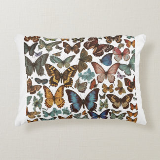 the multi colour butterfly accent pillow