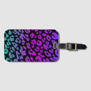 The Multi-Coloured Leopard Series Design 1 Luggage Tag