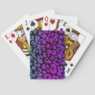 The Multi-Coloured Leopard Series Design 1 Playing Cards