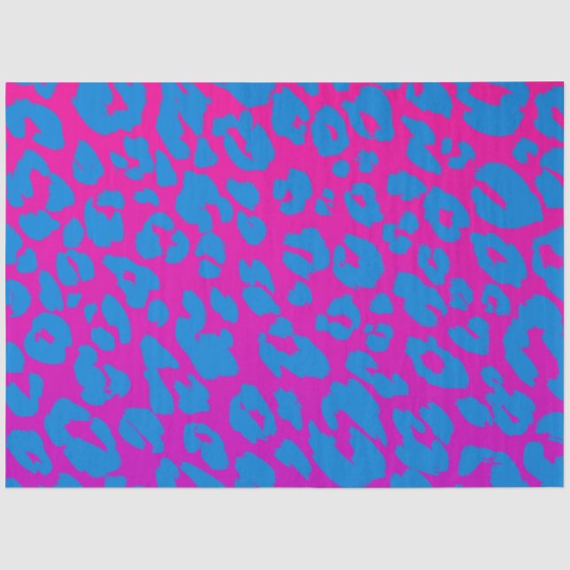 The Multi-Coloured Leopard Series Design 3 Tissue Paper (Front)