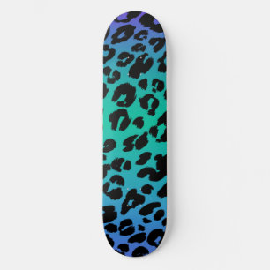 The Multi-Coloured Leopard Series Design 6 Skateboard