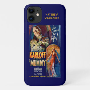 The Mummy Classic Karloff Horror Movie Poster iPhone 11 Case